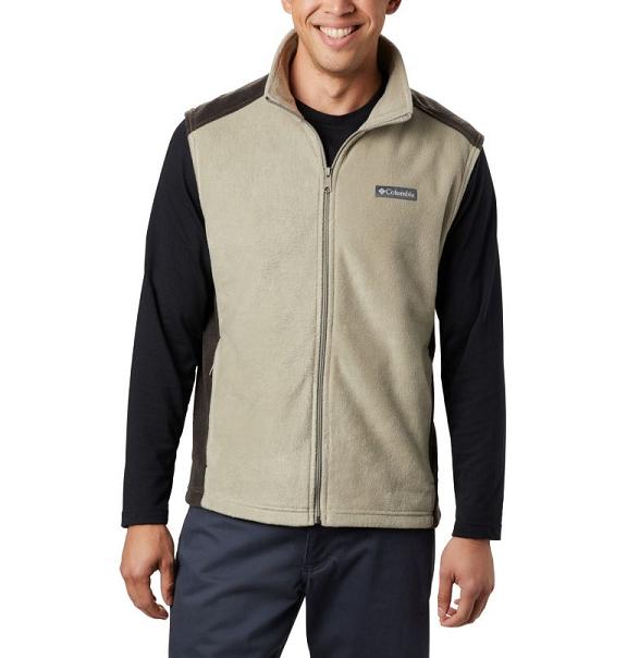 Columbia Steens Mountain Vest Beige For Men's NZ84613 New Zealand